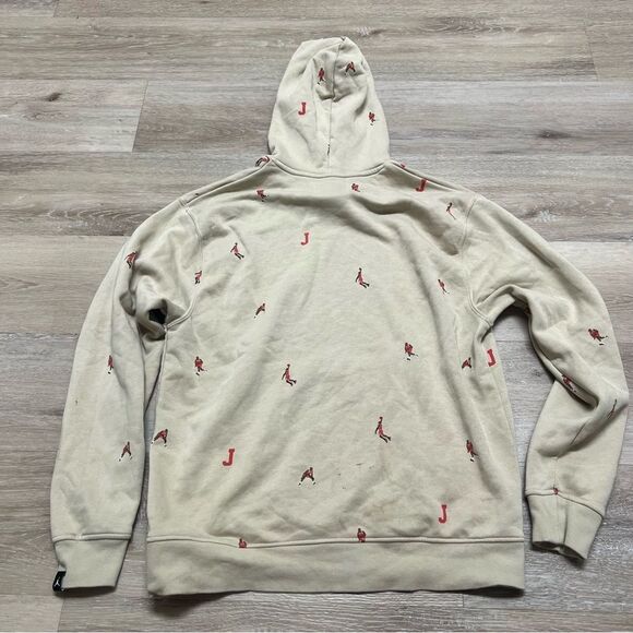 Nike AIR JORDAN Essential Jumpman Hoodie DV9392-206 Rattan Mens Size Med READ - Picture 7 of 8